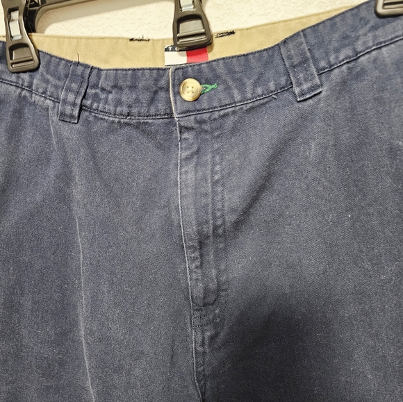 Tommy Hilfiger Vintage Y2K 2002 Navy Cotton Pants Boys Size 18 - Picture 4 of 8